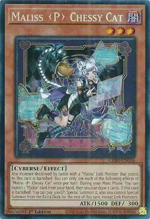 Maliss Chessy Cat CRBR-EN016 YuGiOh Crossover Breakers