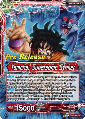 Yamcha // Yamcha, Supersonic Striker BT10-001 Dragon Ball Super Rise of the Unison Warrior: Pre-Release Promos