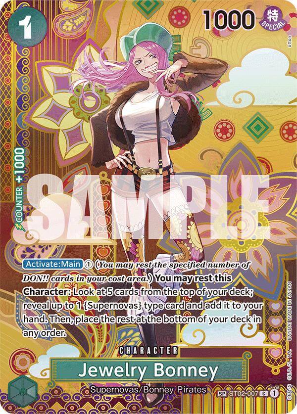 Jewelry Bonney [SP Foil] ST02-007 One Piece Starter Deck 2: Worst Generation