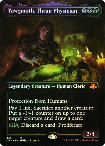 Yawgmoth, Thran Physician [Borderless Foil] #431 Magic Dominaria Remastered