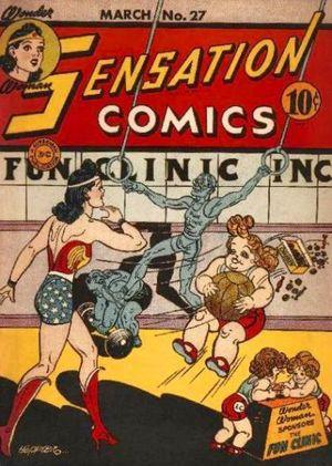 Sensation Comics #27 (1944) Comic Books Sensation Comics