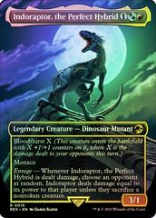 Indoraptor, The Perfect Hybrid [Borderless Foil] #15 Magic Jurassic World Prices