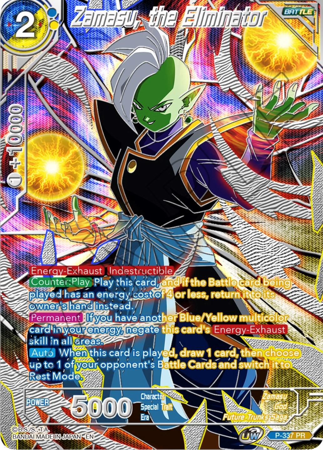 Zamasu, the Eliminator [Foil] P-337 Dragon Ball Super Collector's Selection Vol.3