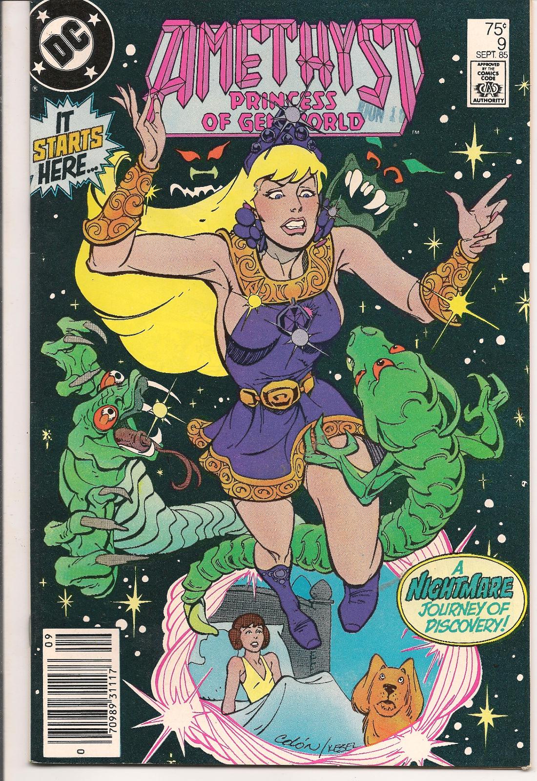 Amethyst, Princess Of Gemworld [Newsstand] #9 (1985) Comic Books Amethyst, Princess of Gemworld