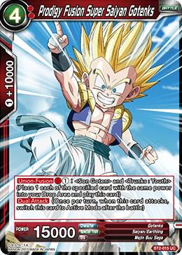 Prodigy Fusion Super Saiyan Gotenks BT2-015 Dragon Ball Super Union Force