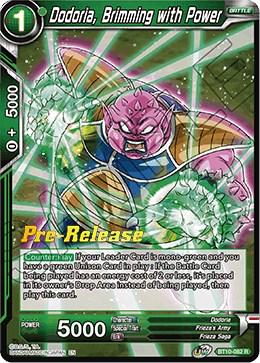 Dodoria, Brimming with Power BT10-082 Dragon Ball Super Rise of the Unison Warrior: Pre-Release Promos