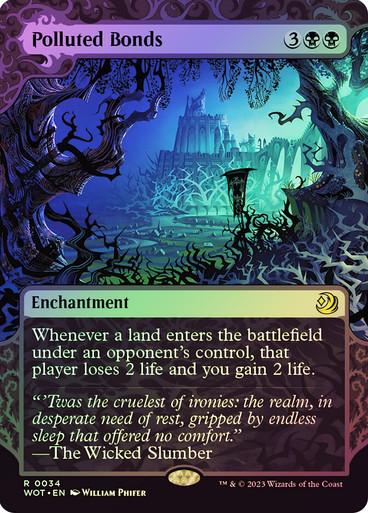 Polluted Bonds [Foil] #34 Magic Wilds of Eldraine Enchanting Tales