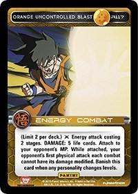 Orange Uncontrolled Blast R117 Dragon Ball Z Movie Collection