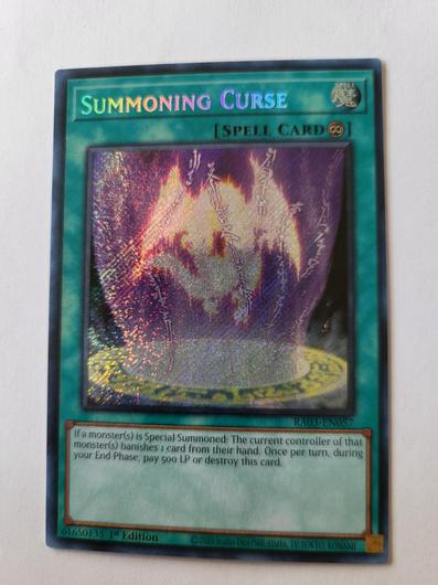 Summoning Curse [Secret Rare] RA03-EN057 photo