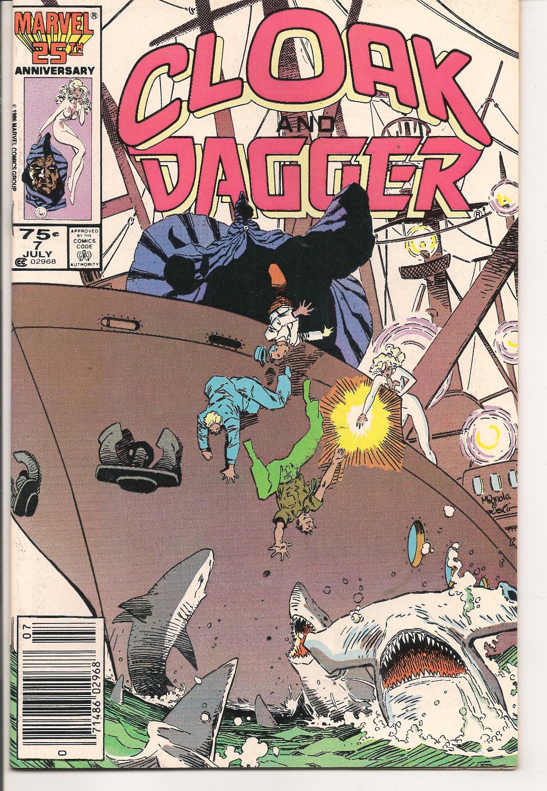 Cloak And Dagger [Newsstand] #7 (1986) Comic Books Cloak and Dagger