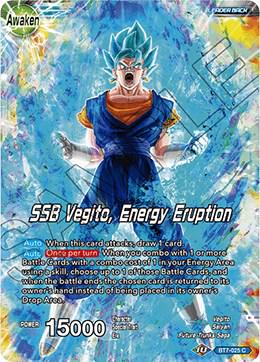 Son Goku & Vegeta // SSB Vegito, Energy Eruption BT7-025 Dragon Ball Super Assault of the Saiyans