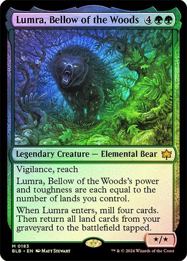 Lumra, Bellow of the Woods [Foil] #183 Magic Bloomburrow