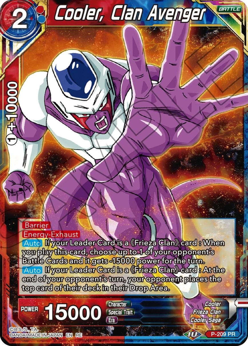 Cooler, Clan Avenger P-209 Dragon Ball Super Mythic Booster