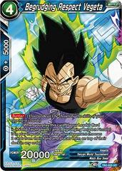 Begrudging Respect Vegeta TB2-025 Dragon Ball Super World Martial Arts Tournament Prices