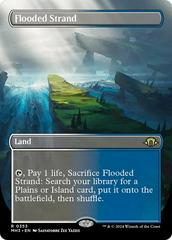 Flooded Strand [Borderless] #353 Magic Modern Horizons 3 Prices