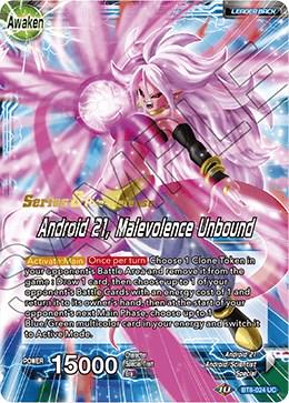 Android 21 // Android 21, Malevolence Unbound BT8-024_PR Dragon Ball Super Malicious Machinations: Pre-Release Promos