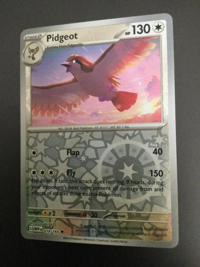 Pidgeot [Reverse Holo] #18 photo