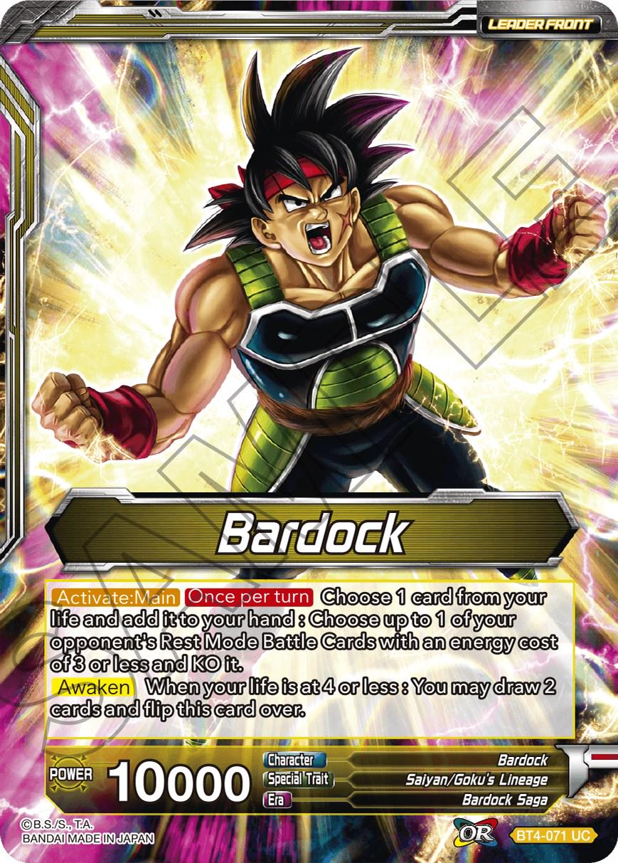 Bardock // Uncontrollable Bardock BT4-071 Prices | Dragon Ball Super ...