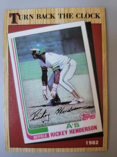 Rickey Henderson [Turn Back the Clock] #311 photo