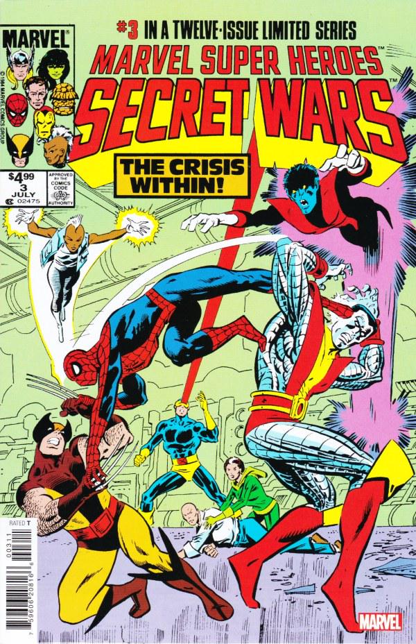 Marvel Super Heroes: Secret Wars [Facsimile] #3 (2024) Comic Books Marvel Super Heroes Secret Wars Facsimile Edition