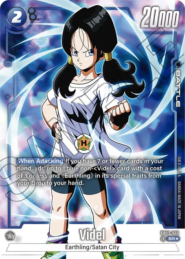 Videl [Alternate Art] FB03-042 Dragon Ball Fusion World Raging Roar