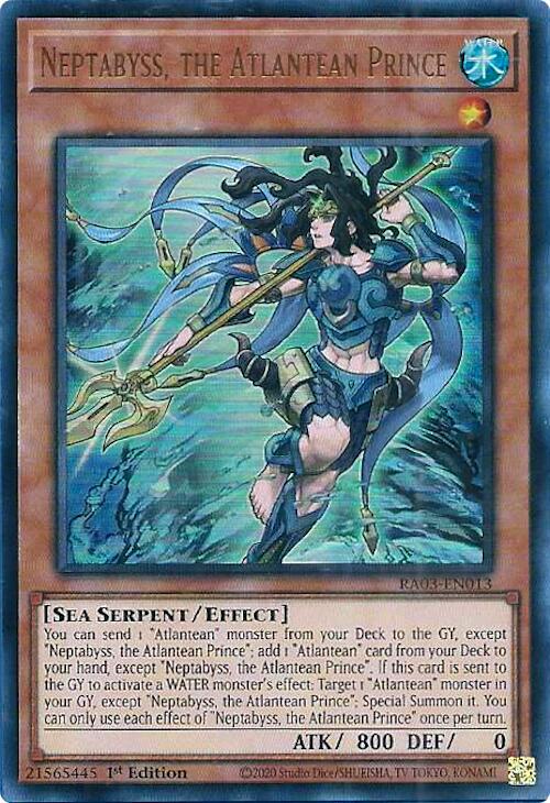 Neptabyss, the Atlantean Prince RA03-EN013 YuGiOh Quarter Century Bonanza