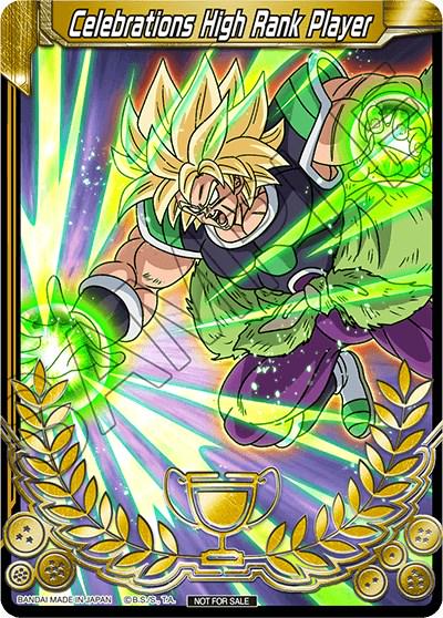 Celebrations High Rank Player [Celebrations 2019 - Merit Card - Top 50]  Dragon Ball Super Divine Multiverse Release Promos