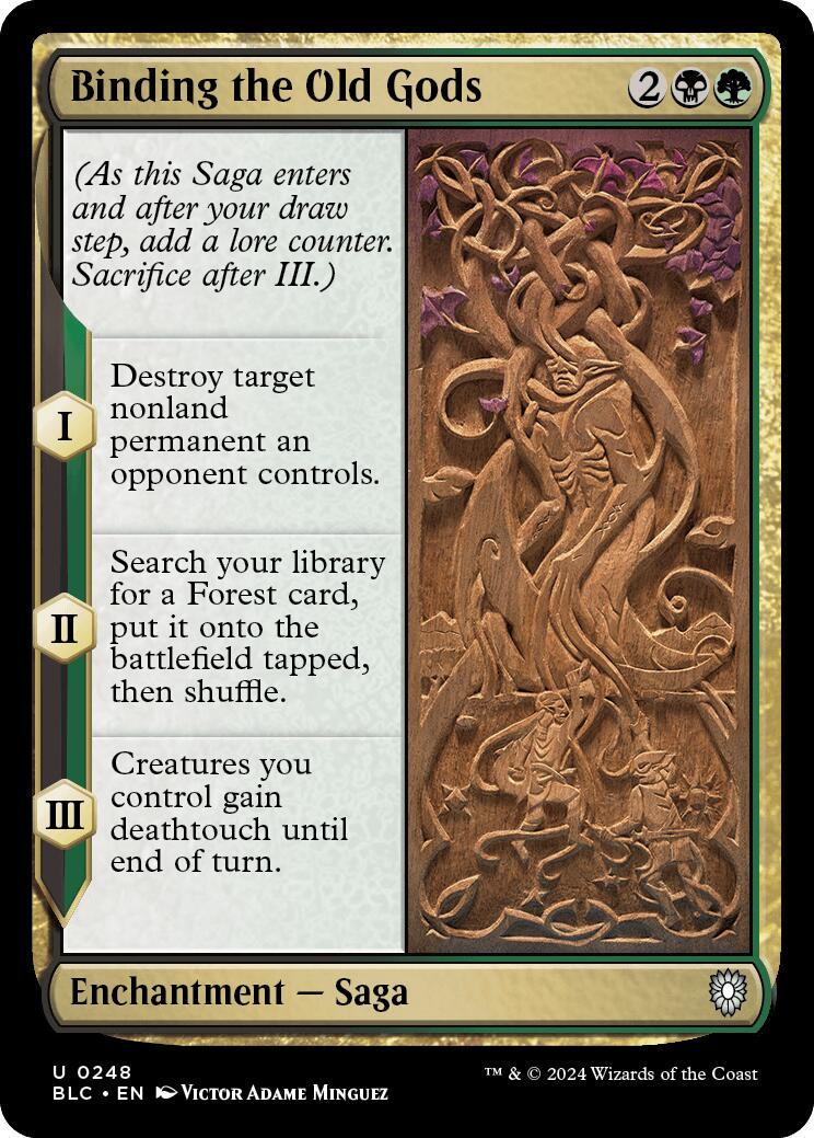 Binding the Old Gods #248 Magic Bloomburrow Commander