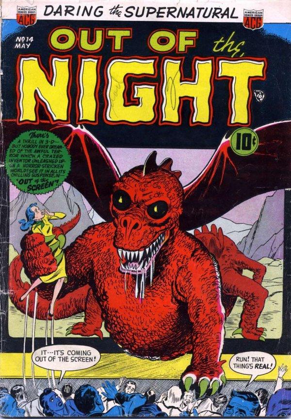 Out of the Night #14 (1954) Comic Books Out of the Night