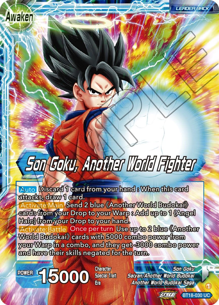 Son Goku // Son Goku, Another World Fighter [Foil] BT18-030 Dragon Ball Super Dawn of the Z-Legends