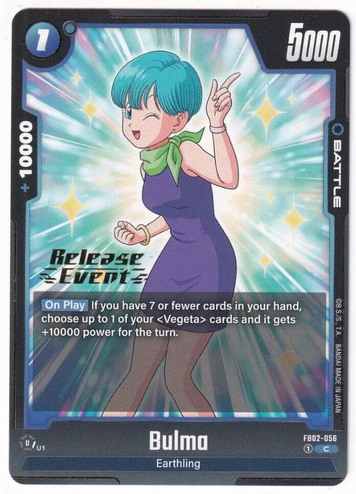 Bulma [Release] FB02-056 Dragon Ball Fusion World Blazing Aura