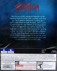 Back Cover | Reydllom Playstation 4