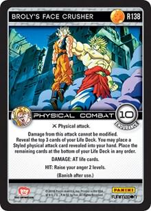 Broly's Face Crusher R138 Dragon Ball Z Vengeance