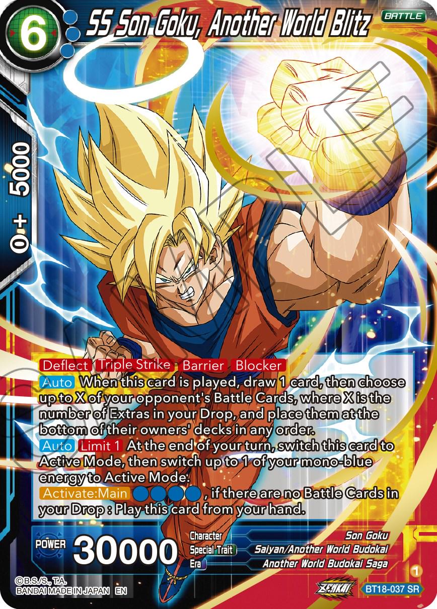 SS Son Goku, Another World Blitz [Foil] BT18-037 Dragon Ball Super Dawn of the Z-Legends