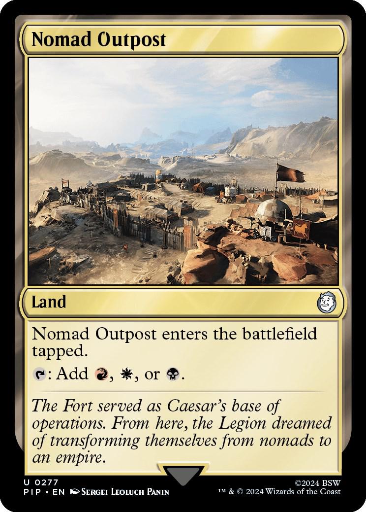 Nomad Outpost [Foil] #277 Magic Fallout