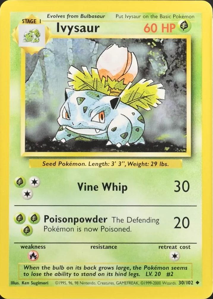 Ivysaur [1999-2000] #30 Pokemon Base Set