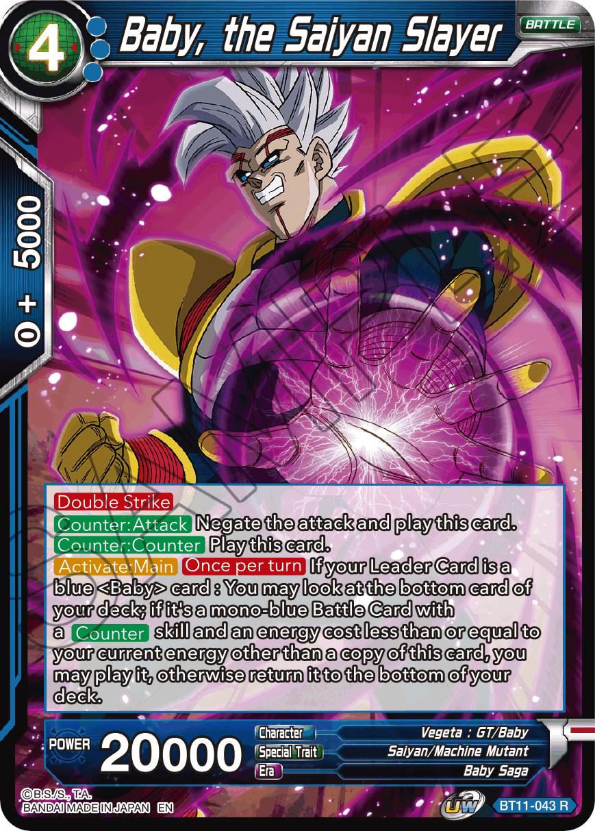 Baby, the Saiyan Slayer [Foil] BT11-043 Dragon Ball Super Vermilion Bloodline