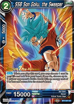 SSB Son Goku, the Sweeper BT7-027_PR Dragon Ball Super Series 7 Pre-Release Promos