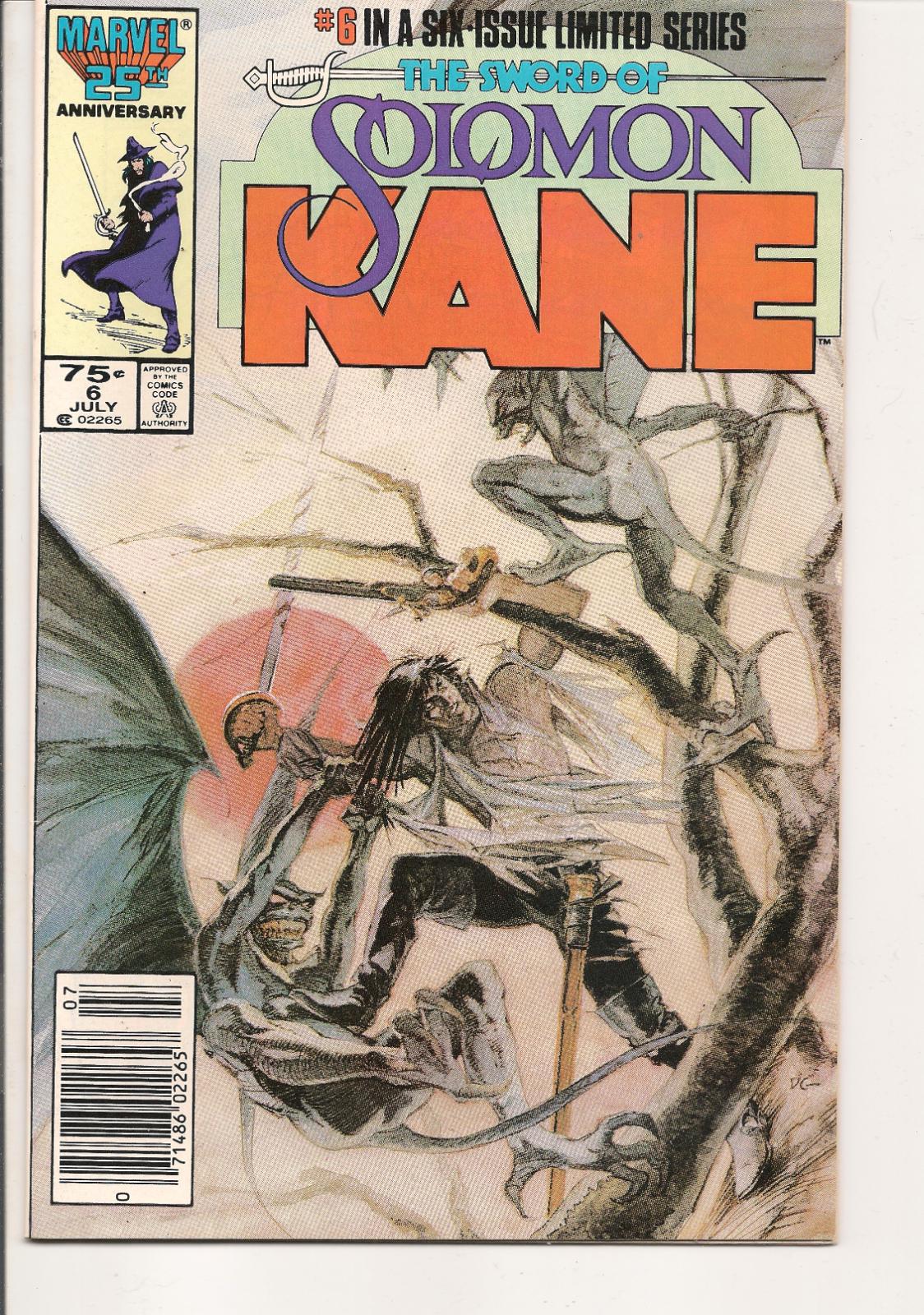 The Sword Of Solomon Kane [Newsstand] #6 (1986) Comic Books Sword of Solomon Kane