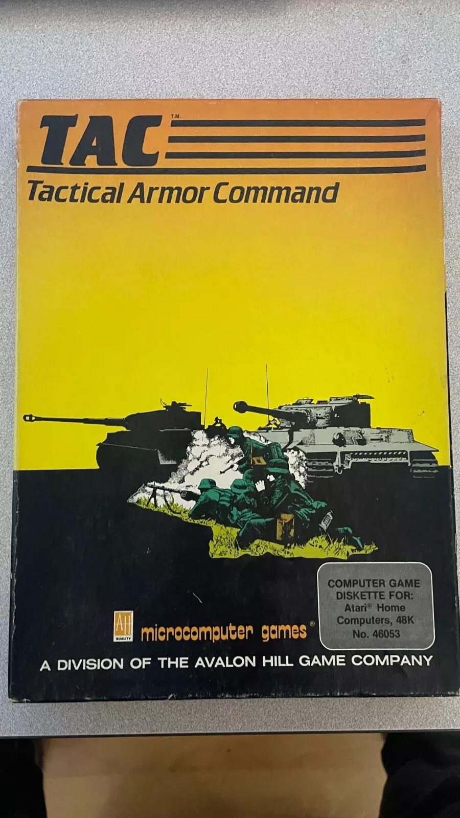 TAC: Tactical Armor Command Atari 400