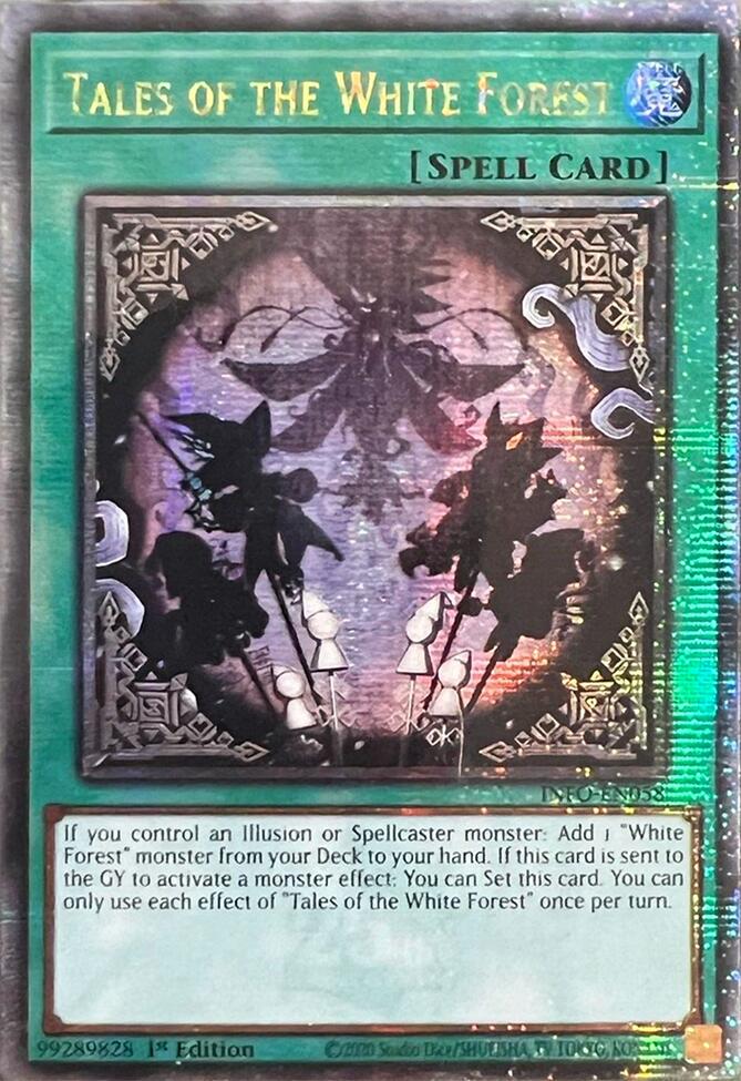 Tales of the White Forest [Quarter Century Secret Rare] INFO-EN058 YuGiOh The Infinite Forbidden