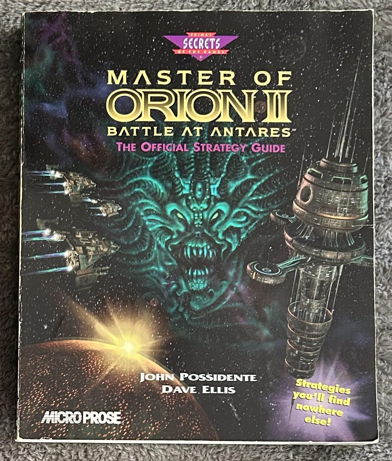 Master Of Orion II: Battle At Antares Strategy Guide