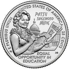 2024 P [PATSY TAKEMOTO MINK] Coins American Women Quarter Prices