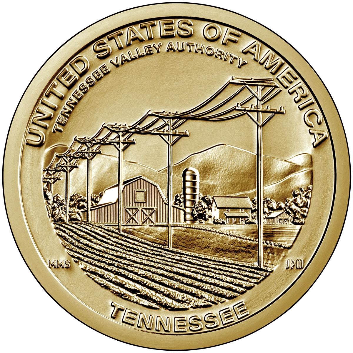 2022 S [Tennessee Reverse Proof] Coins American Innovation Dollar