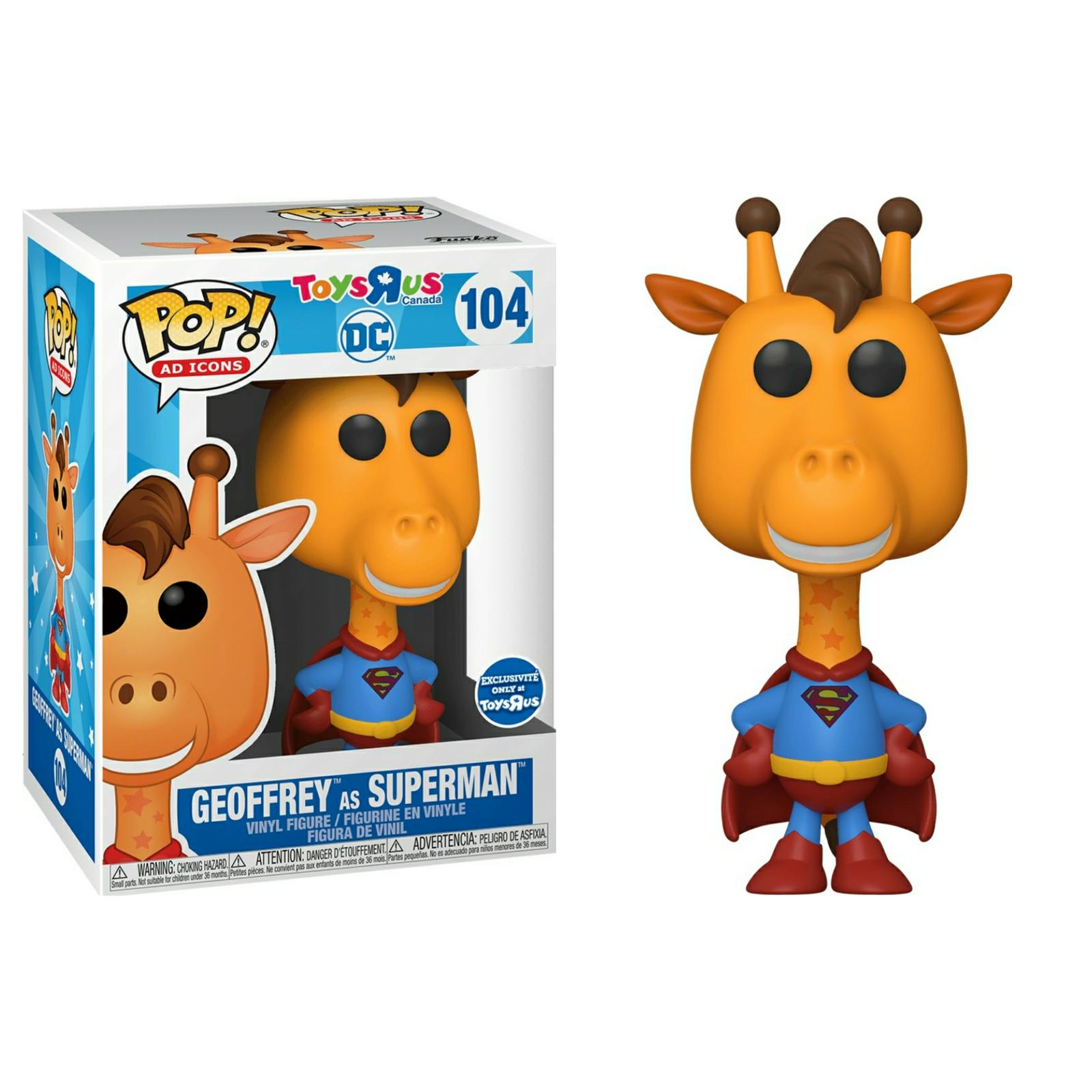 Geoffrey as Superman #104 Funko POP Ad Icons