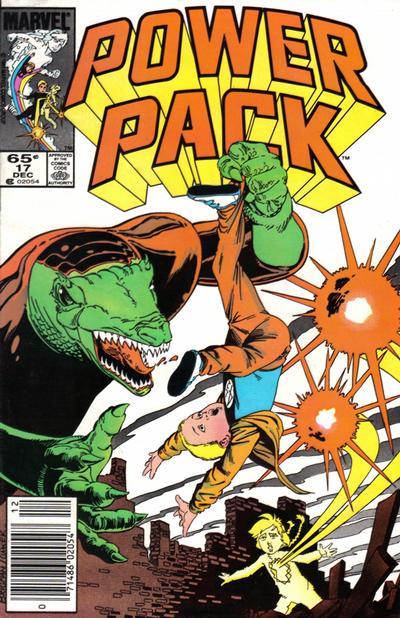 Power Pack [Newsstand] #17 (1985) Comic Books Power Pack