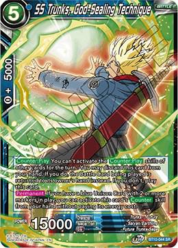 SS Trunks, God-Sealing Technique BT10-044 Dragon Ball Super Rise of the Unison Warrior