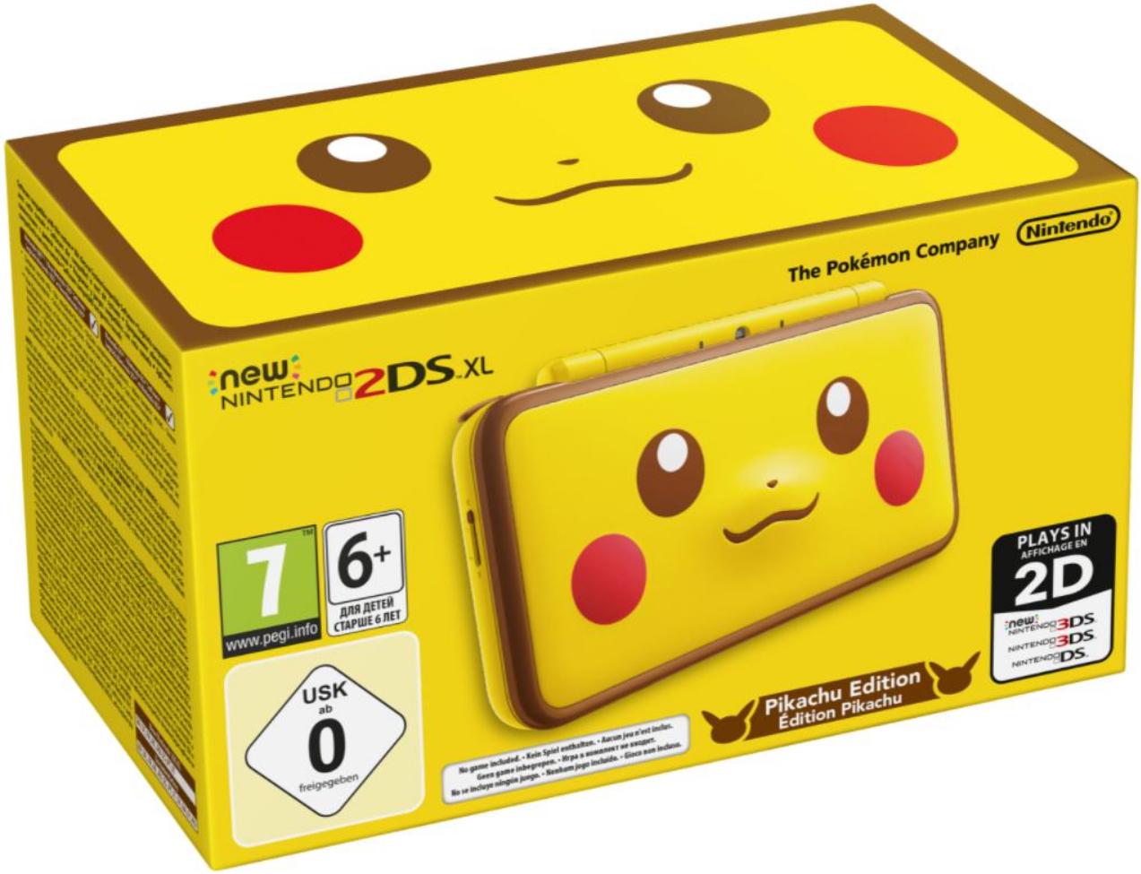 New Nintendo 2DS XL Pikachu Edition PAL Nintendo 3DS