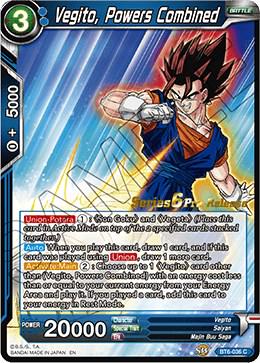 Vegito, Powers Combined BT6-036_PR Dragon Ball Super Series 6 Pre-Release Promos