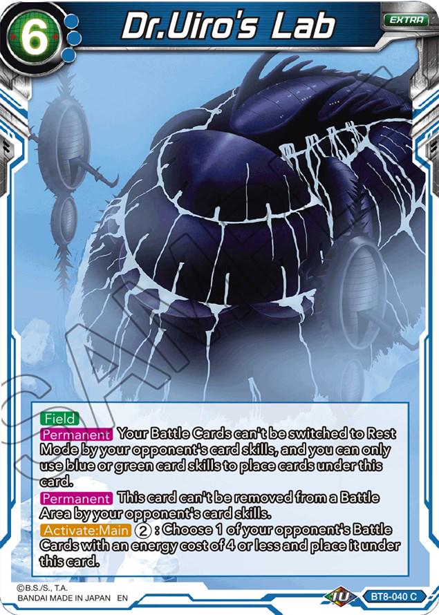 Dr.Uiro's Lab [Foil] BT8-040 Dragon Ball Super Malicious Machinations